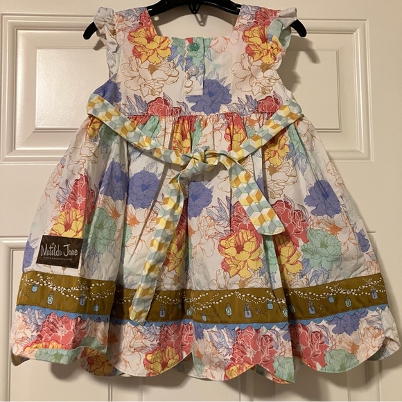 Matilda Jane Girls Field of Firefly’s Floral Spring / Summer Dress 2T - Picture 2 of 11